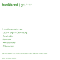 hartlötend | gelötet