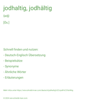 jodhaltig, jodhältig