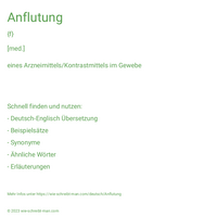 Anflutung