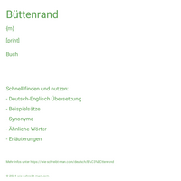 Büttenrand