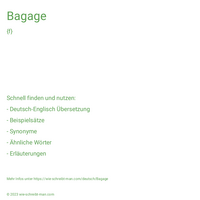 Bagage