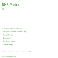 DNS-Proben