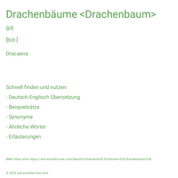 Drachenbäume <Drachenbaum>