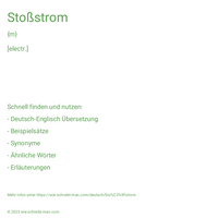 Stoßstrom