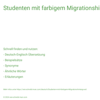 Studenten mit farbigem Migrationshintergrund