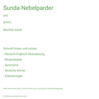 Sunda-Nebelparder