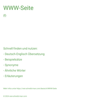 WWW-Seite