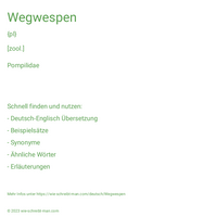 Wegwespen