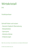 Wirtskristall