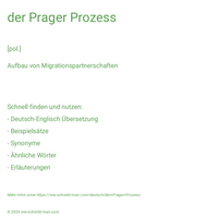 der Prager Prozess