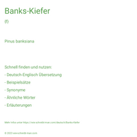 Banks-Kiefer