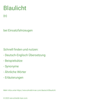 Blaulicht