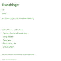 Buschlage