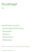 Drucktiegel