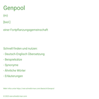 Genpool