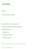 Jesaja