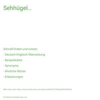 Sehhügel…