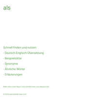 als