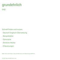 grundehrlich